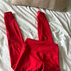 Lululemon Athletica Bright Red Activewear